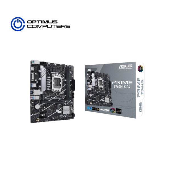 ASUS PRIME B760M-K D4 Micro-ATX Motherboard
