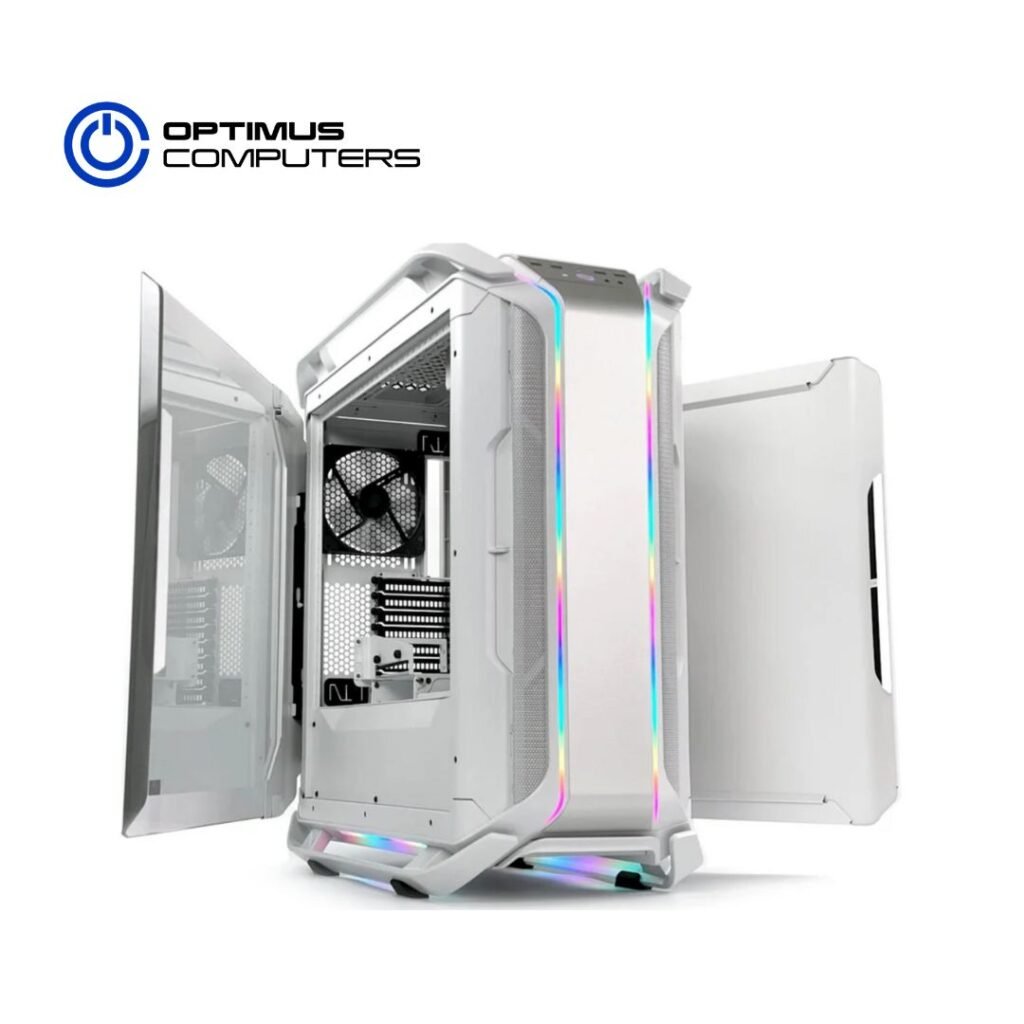 Optimus Desktop Computer Cooler Master COSMOS C700M White Full Tower Case PK - Optimus Computers