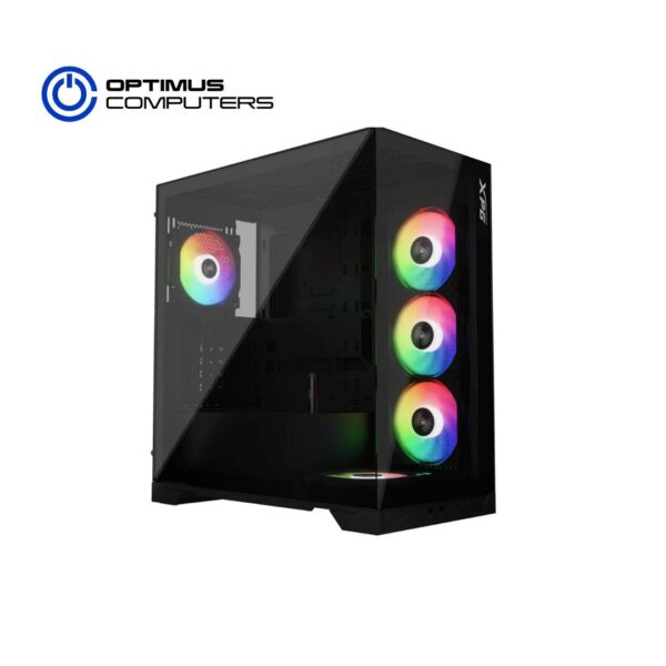 INVADER X Mid Tower Gaming Case Black Price PK