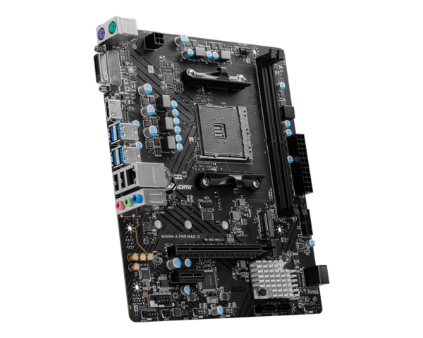 MSI B450M-A Pro Max II Am4 Micro ATX Series Motherboard - Image 4