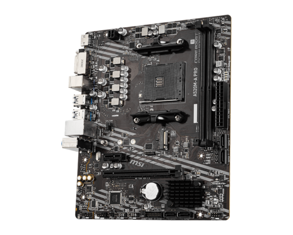 MSI A520M-A PRO AM4 AMD A520 SATA 6Gb/s USB 3.0 Micro ATX AMD Motherboard - Image 4