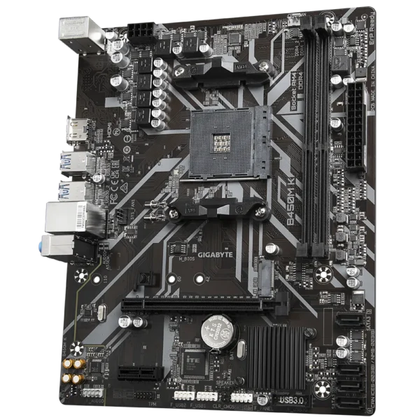 Gigabyte B450M K M-ATX DDR4 High-Performance Gaming Motherboard - Image 4
