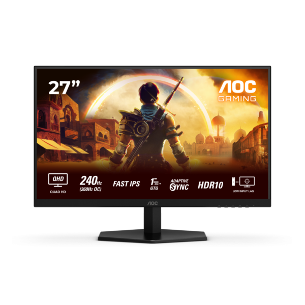 AOC ESPORTS Q27G42ZE 27" 260Hz 2K 1440p, Fast IPS Gaming Monitor