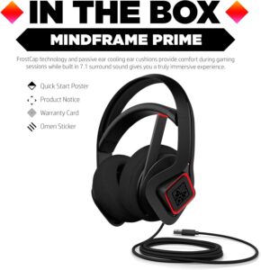 HP OMEN Mindframe Prime Gaming Headset with Cooling FrostCap Ear Cups - Image 6