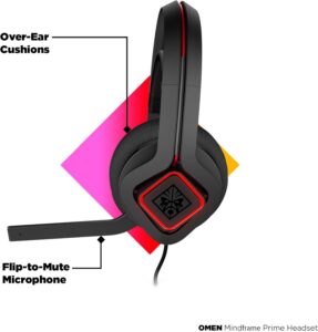 HP OMEN Mindframe Prime Gaming Headset with Cooling FrostCap Ear Cups - Image 3