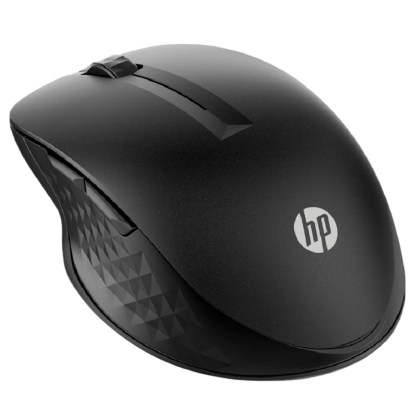 HP 430 Multi-Device Wireless Mouse (Black) - Bluetooth 5.2 & 2.4 GHz USB Receiver Dongle - 4000 DPI Cursor Tracking, 4 Customizable Buttons - Image 2