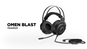 HP OMEN Blast Gaming Headset With Retractable, Noise Canceling Microphone and 7.1 Surround Sound