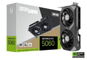 ZOTAC GAMING GeForce Twin Edge RTX 5060 8GB 128-bit 28 GDDR7 Graphics Card