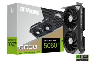 ZOTAC GAMING GeForce Twin Edge OC RTX 5060Ti 8GB 128-Bit GDDR7 Graphics Card