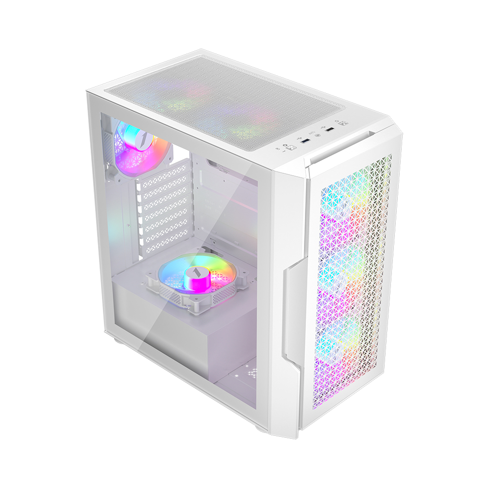 1st Player Trilobite T7 ATX Gaming Case ( White ) - Image 4