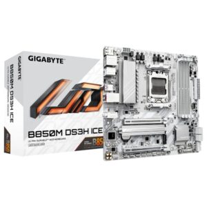 Gigabyte B850M DS3H ICE M-ATX AM5 DDR5 Gaming Motherboard