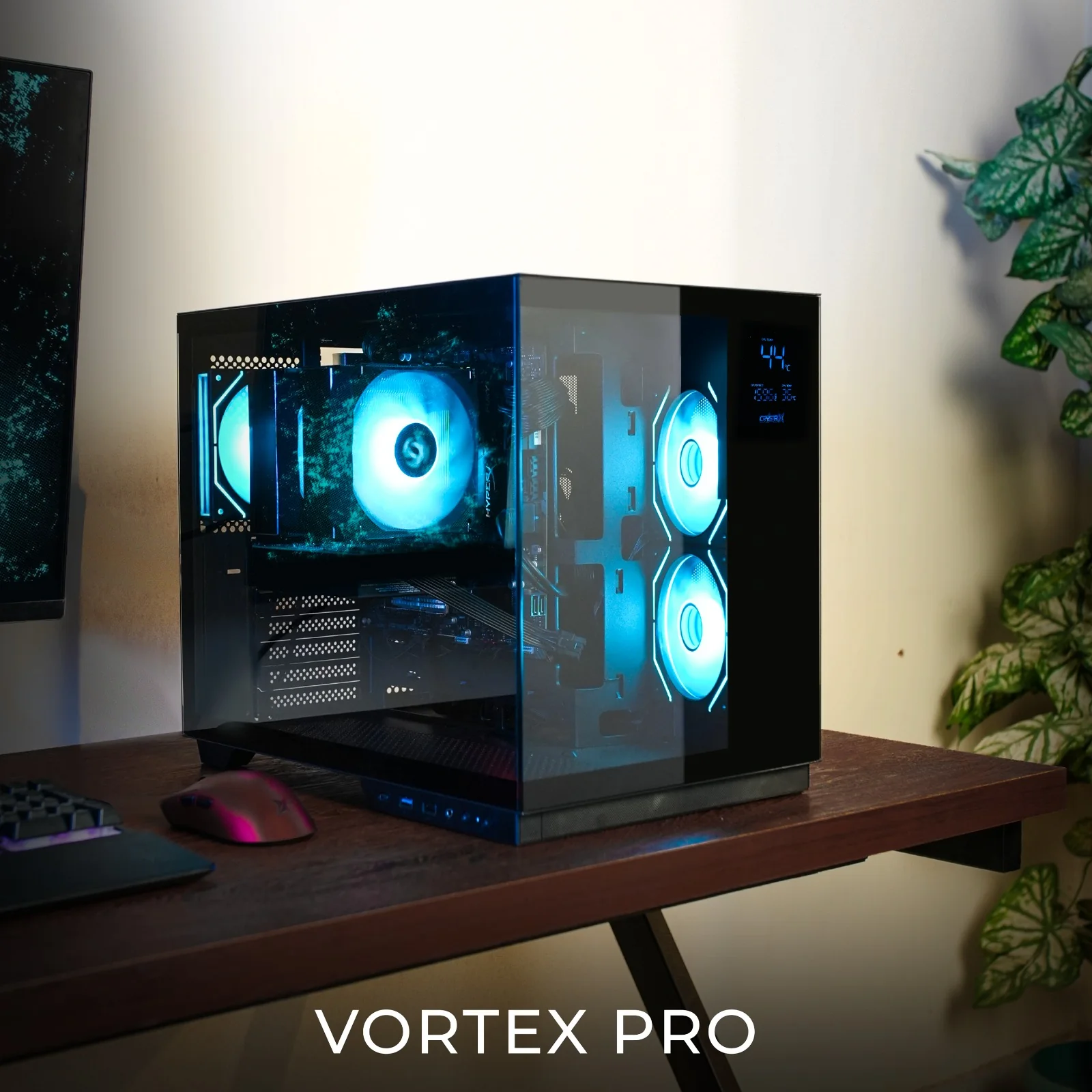 Crystal X Vortex Pro V-331 ATX Digital SE Led Display Gaming Chassis With 3 x Infinity Fans Include - Image 3
