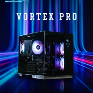 Crystal X Vortex Pro V-331 ATX Digital SE Led Display Gaming Chassis With 3 x Infinity Fans Include