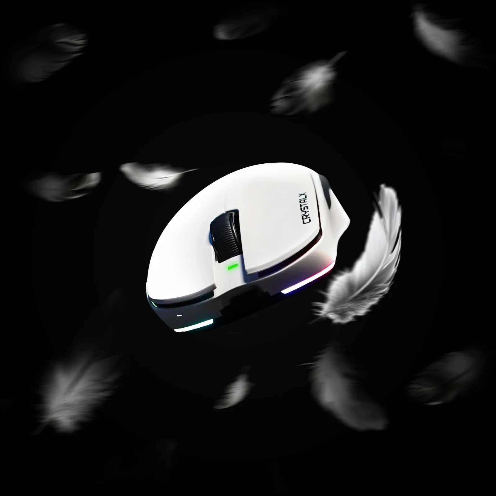 Crystal X Frost X20 White Ultra-Light weight Design (48g) Tri mode Wireless 12000 DPI Mouse - Image 6