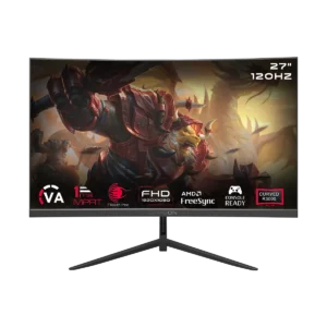 GAMEON GOC27F120VA Pro Series 27" FHD, Curved Gaming Monitor (Supports PS5) - Black