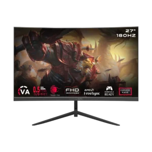 GAMEON GOC27F180VA Pro Series 27" FHD, Curved Gaming Monitor (Supports PS5) - Black