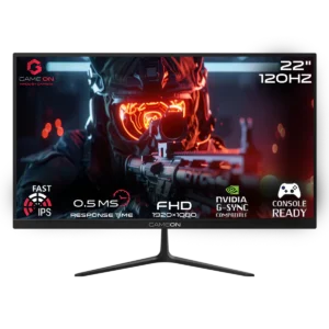 GAMEON GOES22FHD120IPS 22" FHD, 120Hz, Fast IPS Gaming Monitor (Support PS5) - Black