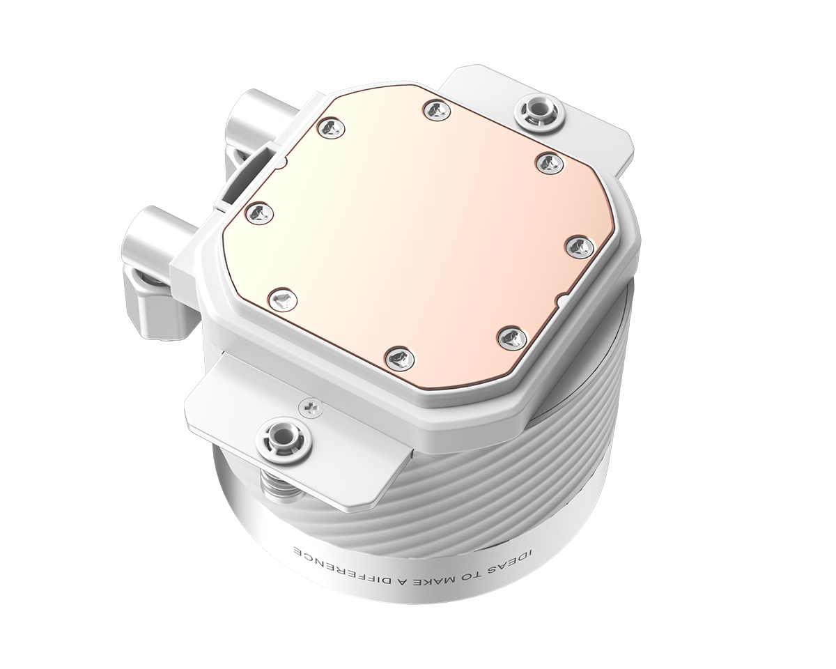 ID-Cooling FX360 INF ARGB AIO 360mm Liquid CPU Cooler - White - Image 6