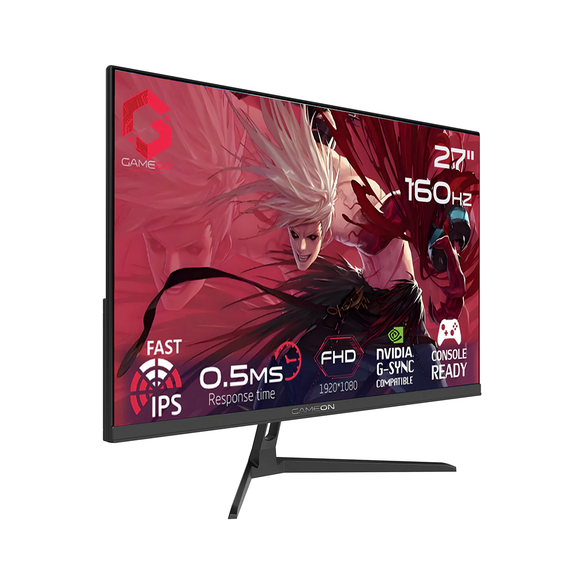 GAMEON GOES27FHD160IPS Essential Series 27" FHD, 160Hz, Fast IPS Gaming Monitor (Supports PS5) - Black - Image 2