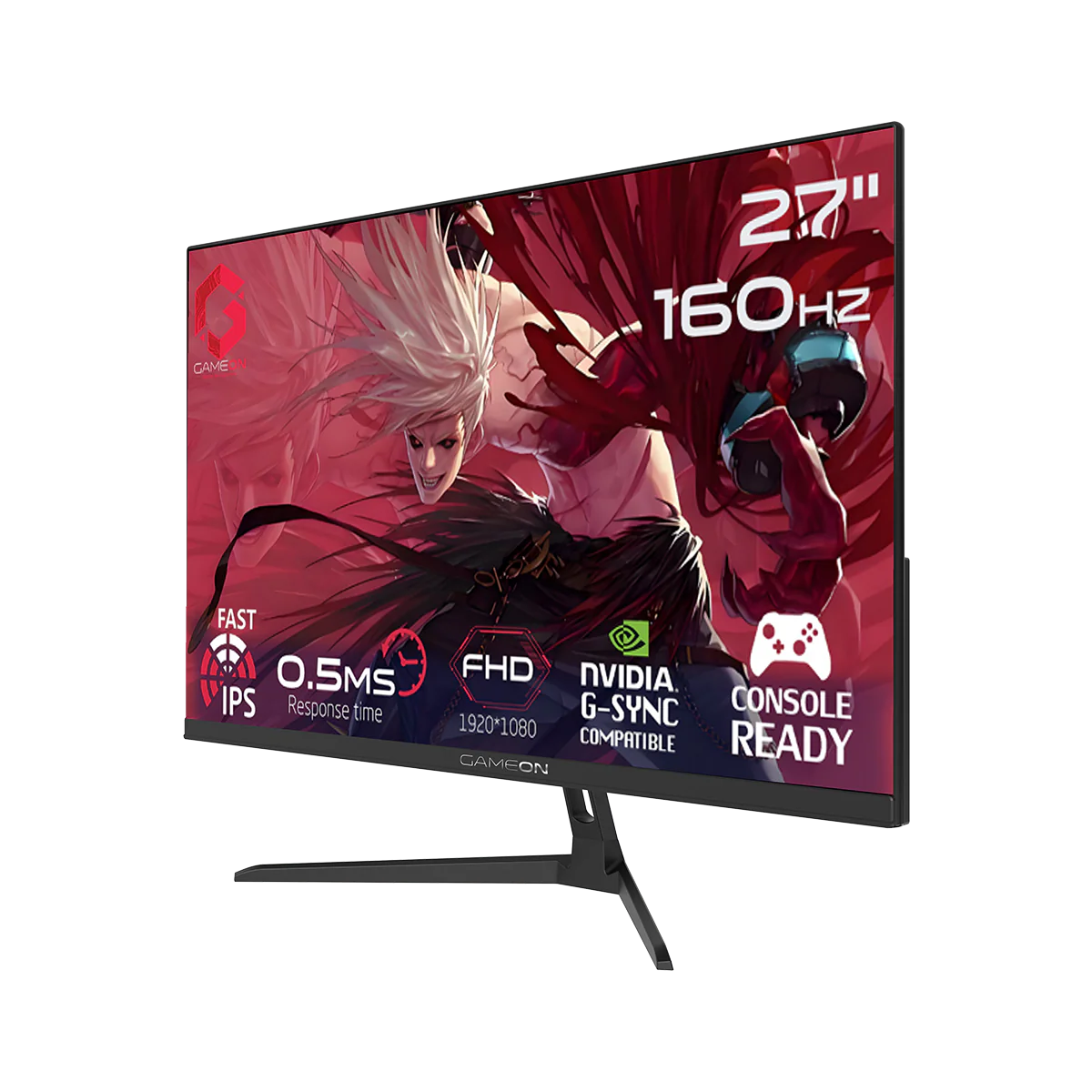 GAMEON GOES27FHD160IPS Essential Series 27" FHD, 160Hz, Fast IPS Gaming Monitor (Supports PS5) - Black - Image 3
