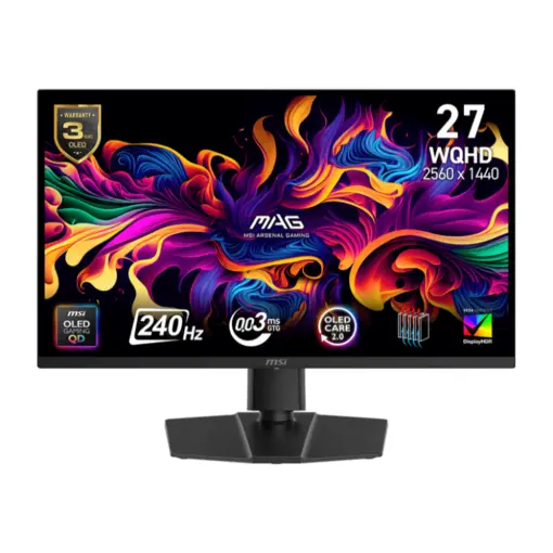 MSI MAG 273QP QD-OLED X24 27-inch QHD (2560 x 1440 ) 240Hz Gaming Monitor