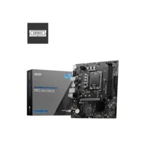 MSI Pro H610M-E DDR5 Intel LGA 1700 Chipset M/ATX Gaming Motherboard