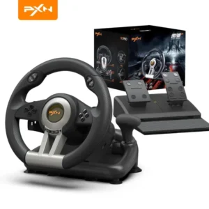 PXN V3 PRO Gaming Racing Wheel With Pedal FOR PC XBOX PLAYSTATION – Black