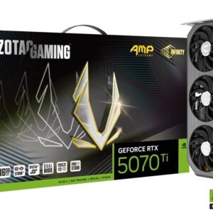 ZOTAC GAMING GeForce RTX 5070 Ti AMP Extreme INFINITY 16GB GDDR7 PCI Express 5.0 DLSS 4.0 Graphics Card